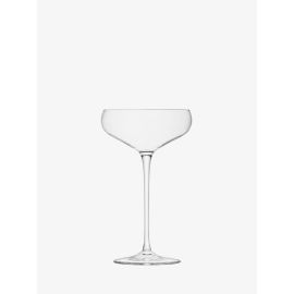 Wine Champagne Saucer 300ml Clear x 2