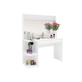 Adler Vanity Dresser With Mirror in White Color