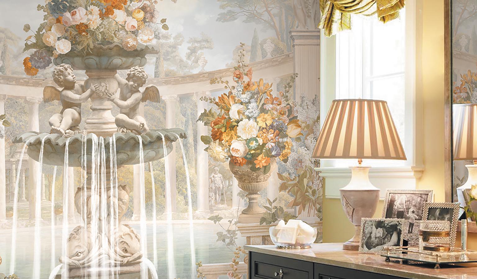 Affresco Baby Angel Wallpaper AB323