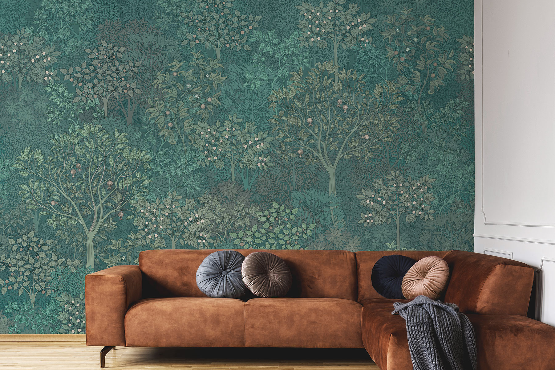 Affresco Forest Tree Wallpaper AF2188