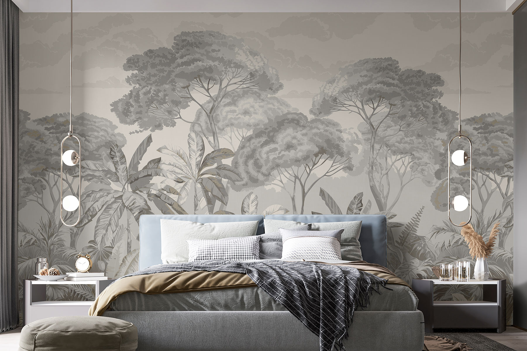 Affresco Nature Theme Wallpaper AF2193