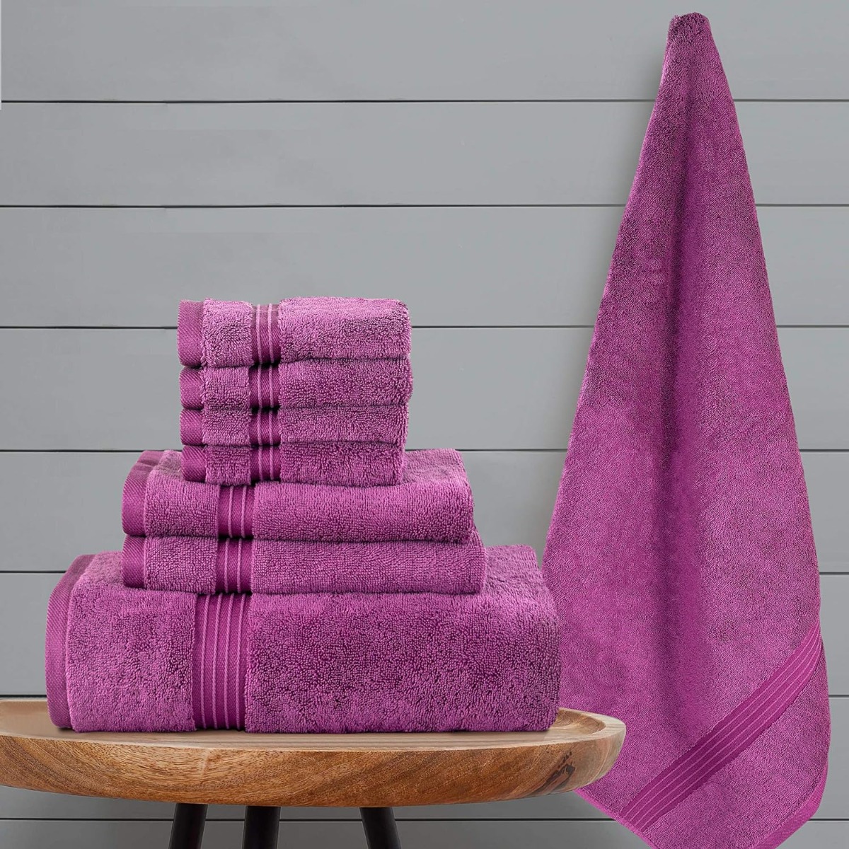 Comfy 8 Pcs Towel Set